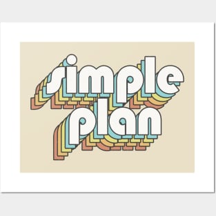 Retro Simple Plan Posters and Art